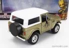FORD USA  BRONCO WITH GROOT FIGURE MARVEL GUARDIANS OF THE GALAXY 1973  GREEN WHITE