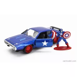 PLYMOUTH - GTX WITH CAPTAIN AMERICA FIGURE 1972