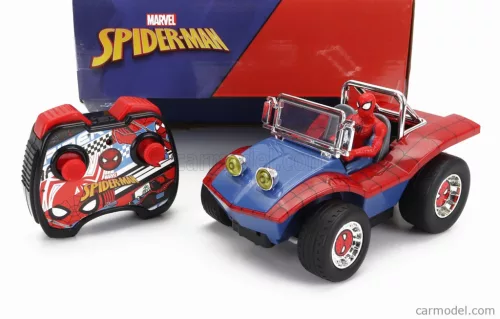 MAYERS MANX  BUGGY WITH SPIDERMAN FIGURE MARVEL 1964  BLUE RED