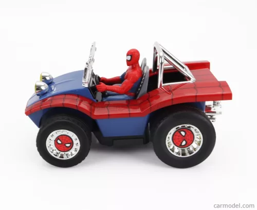 MAYERS MANX  BUGGY WITH SPIDERMAN FIGURE MARVEL 1964  BLUE RED