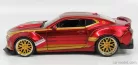 CHEVROLET  CAMARO COUPE WITH IRON MAN FIGURE 2016  RED GOLD