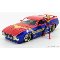 FORD USA  MUSTANG MACH I 1973 WITH CAPTAIN MARVEL FIGURE
