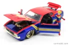 FORD USA  MUSTANG MACH I 1973 WITH CAPTAIN MARVEL FIGURE