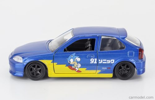 HONDA  CIVIC TYPE-R 1997 THE HEDGEHOG SONIC  BLUE YELLOW
