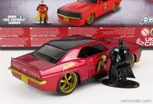 CHEVROLET  CAMARO COUPE WITH ROBIN FIGURE 1969  RED