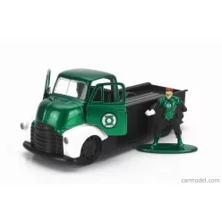   CHEVROLET  COE TRUCK WITH GREEN LANTERN FIGURE 1952  GREEN BLACK