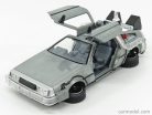DE LOREAN  TIME MACHINE - BACK TO THE FUTURE 2 - RITORNO AL FUTURO 2 - WITH HOOVER MODE AND LIGHTS  SILVER