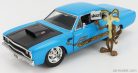 PLYMOUTH  ROAD RUNNER COUPE 1970 WITH WILE E. COYOTE FIGURE - LOONEY TUNES