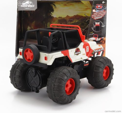 JEEP  WRANGLER SEA AND WATER LAND OPEN 2015 - JURASSIC WORLD  WHITE RED