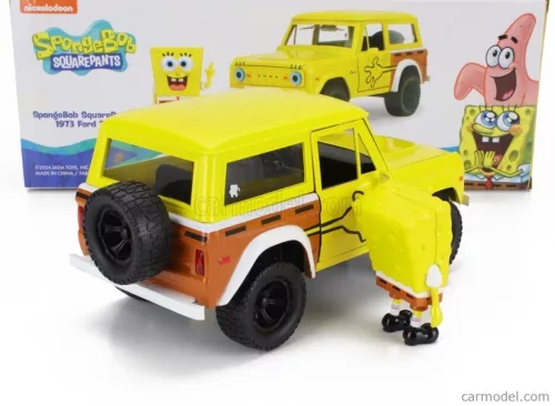 FORD USA  BRONCO WITH SQUAREPANTS SPONGEBOB FIGURE 1973  YELLOW