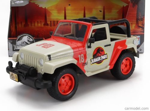 JEEP  WRANGLER RUBICON OPEN 2015 - JURASSIC WORLD  WHITE RED