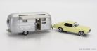 FORD USA  MUSTANG COUPE 1968 WITH AIRSTREAM CARAVAN ROULOTTE