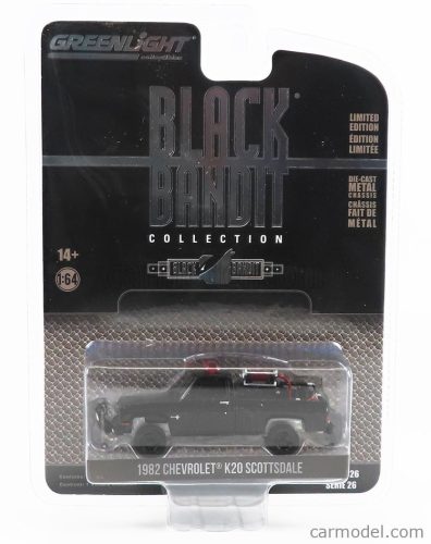CHEVROLET  K-20 PICK-UP SCOTTSDALE 1982 - BLACK BANDIT  BLACK