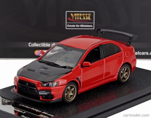 MITSUBISHI  LANCER EVOLUTION X 2008  RED MET BLACK