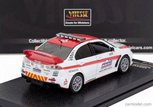MITSUBISHI  LANCER EVOLUTION X PIKES PEAK SAFETY CAR 2008  WHITE RED