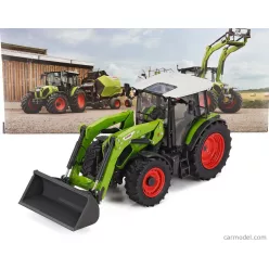   CLAAS  AXOS 3.95 FL100 TRACTOR WITH FRONT LOADER 2020  LIGHT GREEN BLACK