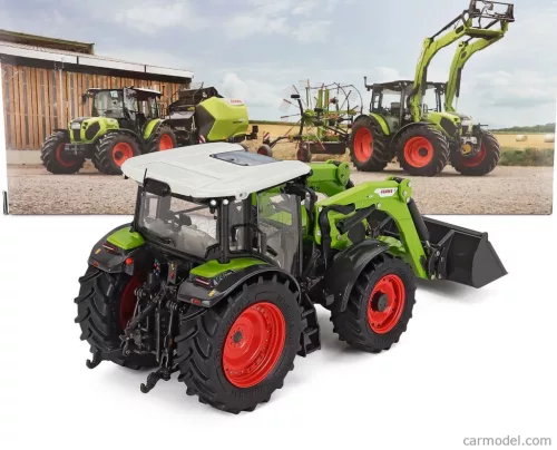 CLAAS  AXOS 3.95 FL100 TRACTOR WITH FRONT LOADER 2020  LIGHT GREEN BLACK
