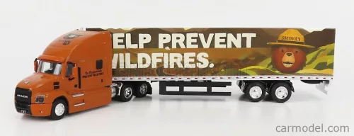MACK  ANTHEM TRUCK 2019 - HELP PREVENT WILDFIRES SMOKEY BEAR  LIGHT BROWN WHITE