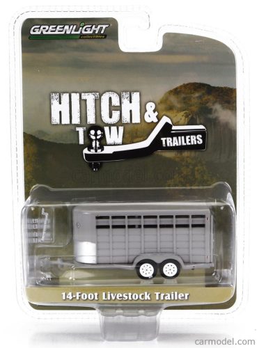 TRAILER  14-FOOT LIVESTOCK - TRASPORTO ANIMALI BESTIAME  GREY