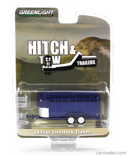 TRAILER  14-FOOT LIVESTOCK - TRASPORTO ANIMALI BESTIAME  BLUE
