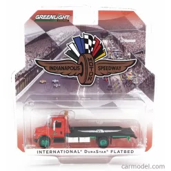   INTERNATIONAL  DURASTAR 4400 CAR TRANSPORTER INDIANAPOLIS MOTOR SPEEDWAY 2008 - GREEN WHEELS  RED BLACK