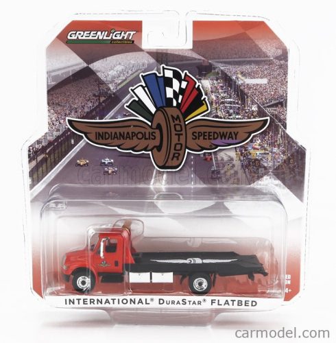 INTERNATIONAL  DURASTAR 4400 CAR TRANSPORTER INDIANAPOLIS MOTOR SPEEDWAY 2008  RED BLACK