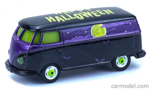 VOLKSWAGEN  T1 TYPE 2 VAN HAPPY HALLOWEEN 1962  PURPLE BLACK