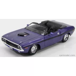   DODGE  CHALLENGER R/T 426 HEMI CONVERTIBLE 1970  PURPLE MET BLACK