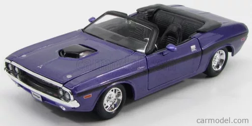 DODGE  CHALLENGER R/T 426 HEMI CONVERTIBLE 1970  PURPLE MET BLACK