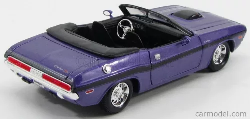 DODGE  CHALLENGER R/T 426 HEMI CONVERTIBLE 1970  PURPLE MET BLACK