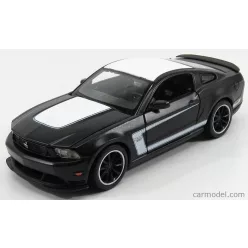 FORD USA  MUSTANG BOSS 302 COUPE 2012  MATT BLACK WHITE