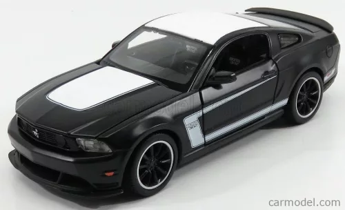 FORD USA  MUSTANG BOSS 302 COUPE 2012  MATT BLACK WHITE