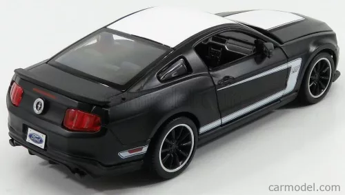 FORD USA  MUSTANG BOSS 302 COUPE 2012  MATT BLACK WHITE