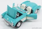 CHEVROLET  CORVETTE SPIDER 2-DOOR 1957  TURQUOISE WHITE