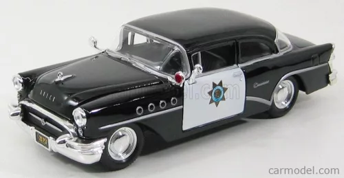 BUICK  CENTURY POLICE 1955  BLACK WHITE