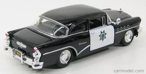 BUICK  CENTURY POLICE 1955  BLACK WHITE