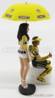 FIGURES  PILOTA VALENTINO ROSSI E OMBRELLINA GP LAGUNA SECA 2005  YELLOW BLACK