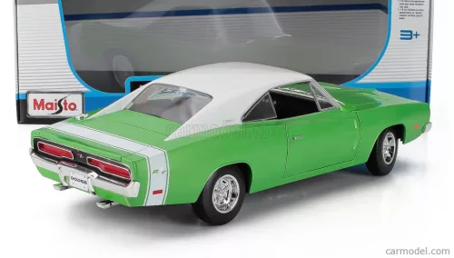 DODGE  CHARGER R/T COUPE 1969  GREEN WHITE