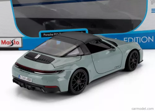 PORSCHE  911 992-2 TARGA 4 GTS T-HYBRID 2024  LIGHT GREEN GREY