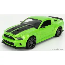 FORD USA  MUSTANG COUPE STREET RACER 2014  GREEN MET BLACK