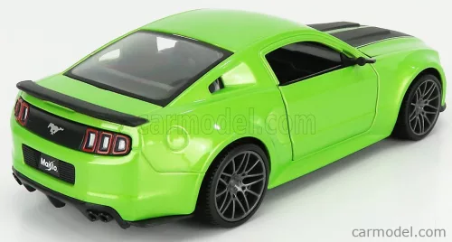 FORD USA  MUSTANG COUPE STREET RACER 2014  GREEN MET BLACK