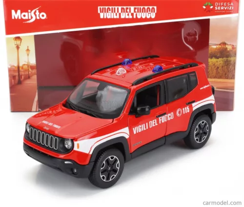 JEEP  RENEGADE VIGILI DEL FUOCO 2017  RED WHITE