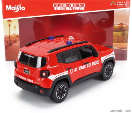 JEEP  RENEGADE VIGILI DEL FUOCO 2017  RED WHITE