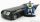 BATMAN  BATMOBILE THE ANIMATED SERIES WITH BATMAN FIGURE 1992  MATT BLACK