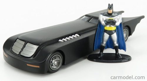 BATMAN  BATMOBILE THE ANIMATED SERIES WITH BATMAN FIGURE 1992  MATT BLACK