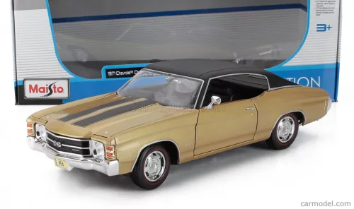 CHEVROLET  CHEVELLE SS 454 COUPE 1971  GOLD MET BLACK
