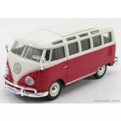 VOLKSWAGEN  T1 SAMBA MINIBUS 1962  RED IVORY