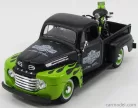 FORD USA  F-1 PICK-UP CUSTOM HARLEY-DAVIDSON 1948 + MOTORCYCLE HARLEY DAVIDSON FL PANHEAD 1948  MATT BLACK LIGHT GREEN
