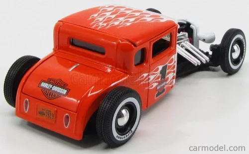 FORD USA  MODEL A CUSTOM HARLEY-DAVIDSON N 1 1929  ORANGE WHITE