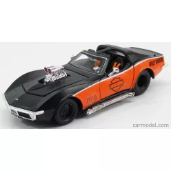   CHEVROLET  CORVETTE SPIDER HARLEY DAVIDSON CUSTOM 1970  BLACK ORANGE